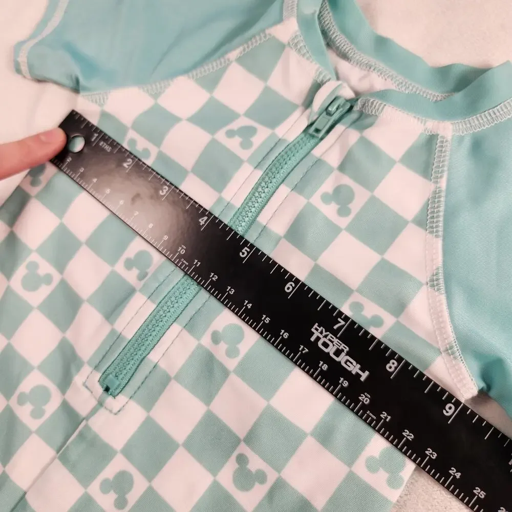 Disney Baby Mickey Mouse One-Piece Checkered Swimsuit - 6 months